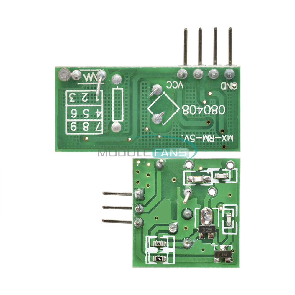 10PCS 315Mhz RF transmitter and receiver kit Module ARMMCU Raspberry Pi Arduino