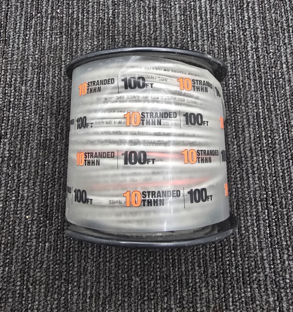 SouthWire 22974084: THHN 10 AWG 100ft White Stranded CU Building Wire