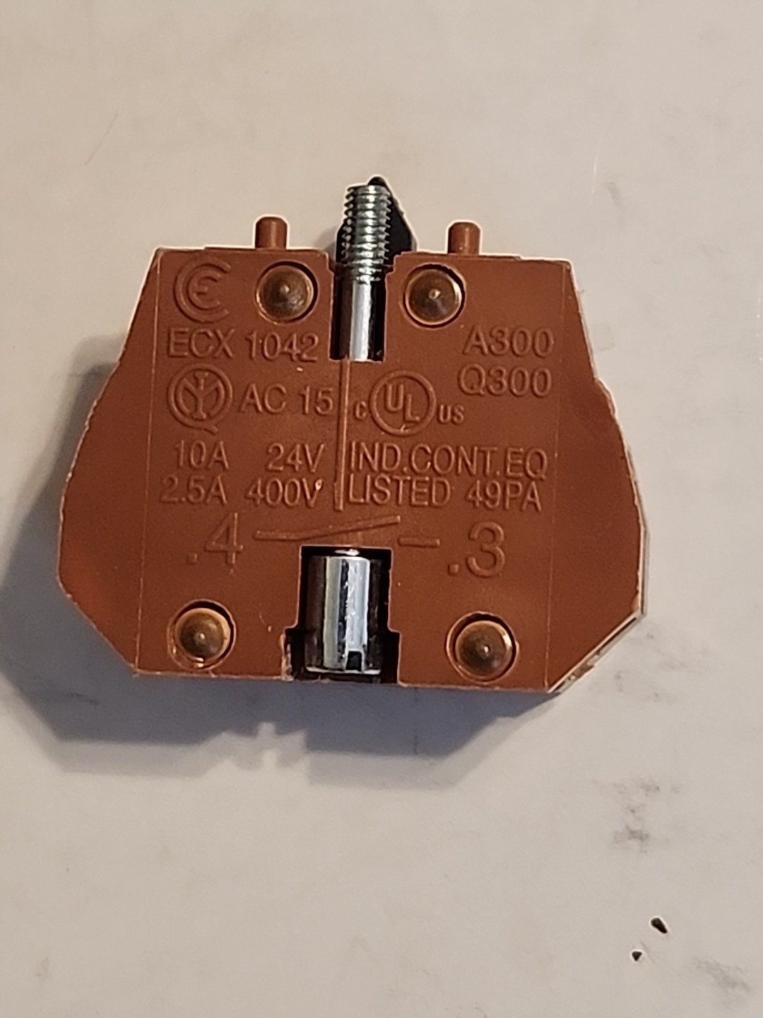 AUTOMATION DIRECT ECX1042 Contact Block – Warranty & Free Shipping