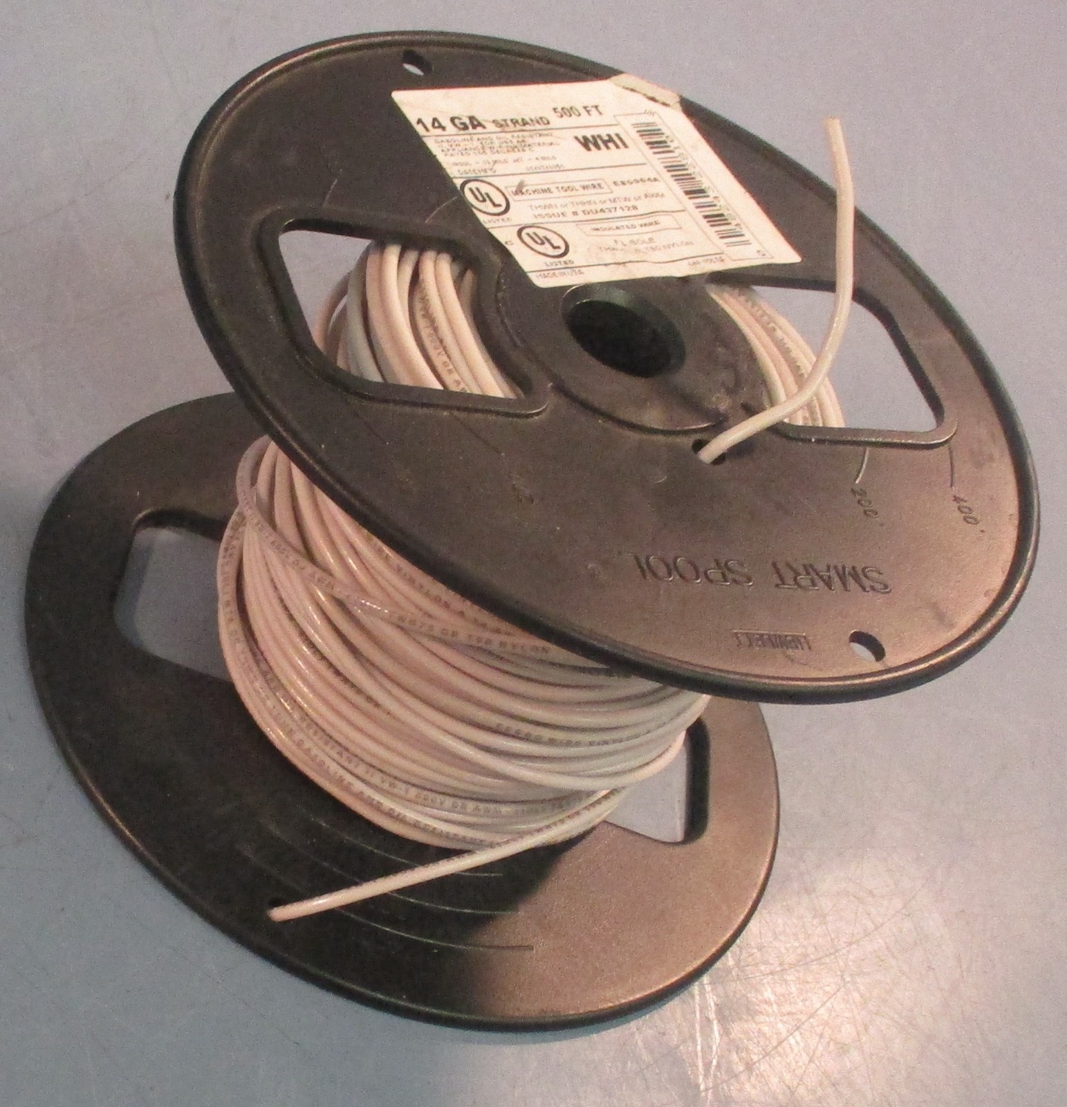 Cerrowire E85964A Insulated Machine Tool Wire 14 GA 500 FT Long White 600V