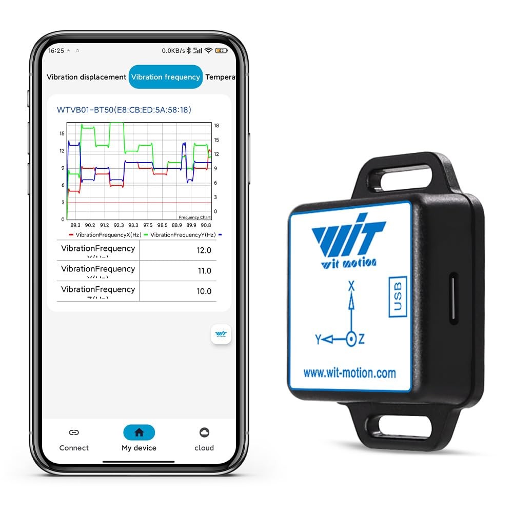 Ble Vibration Sensor WTVB01-BT50 Ble Wireless MPU6050 Multi-Connect Vibration Se