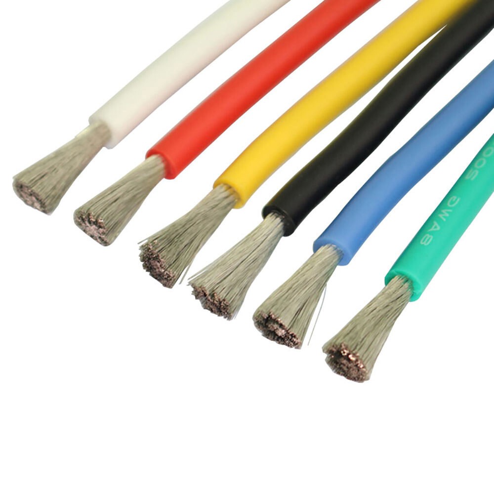 Silicone Wire 2~30 AWG Ultra Flexible Cable High Temperature Tinned Copper Wire
