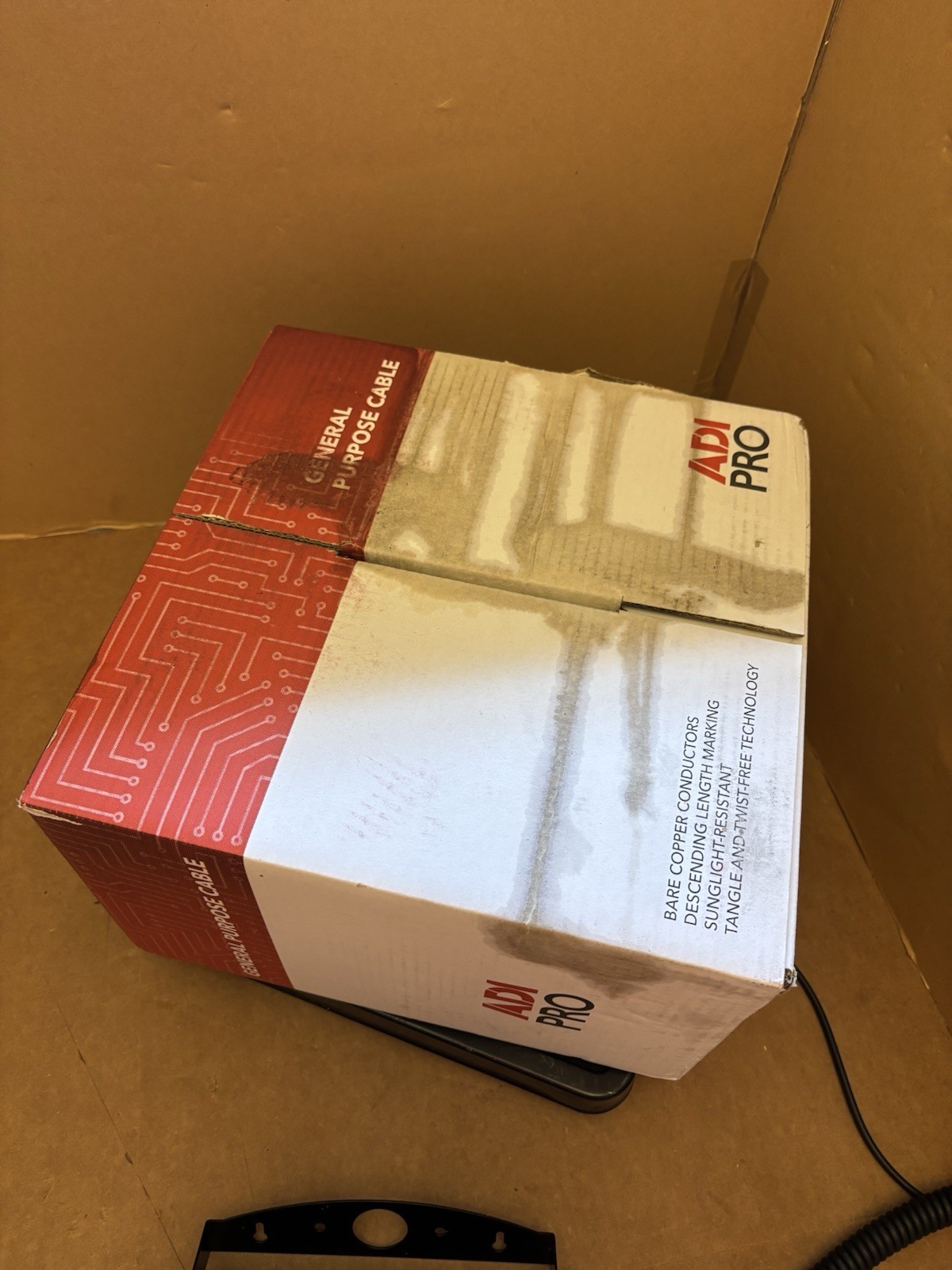 ADi Pro CAT5e Non-Plenum Cable 24/4 White 1000ft 63301101 SEE DESCRIPTION