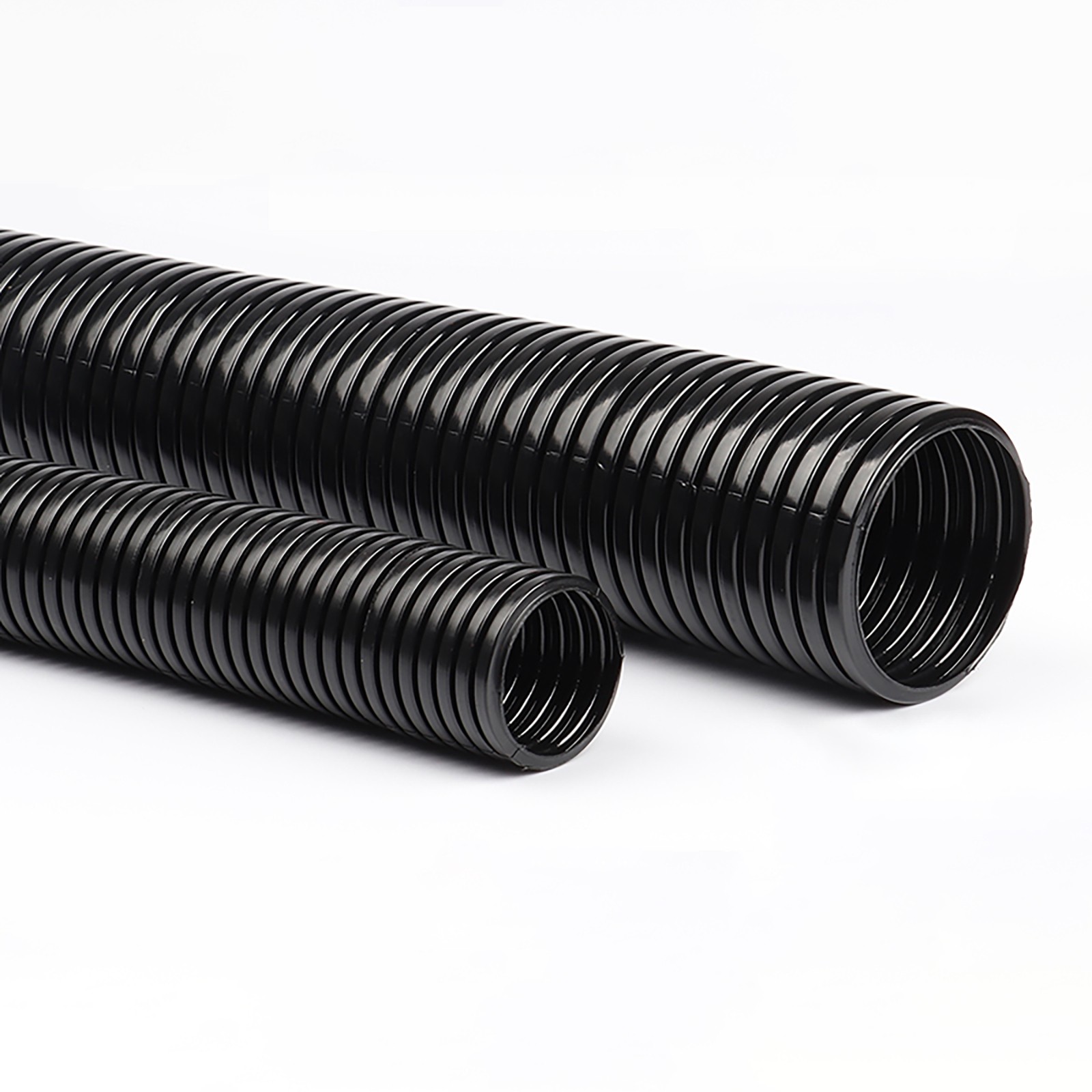 Black Conduit Split & Non Split Flexible Tube Cable Tidy Trunking Organiser