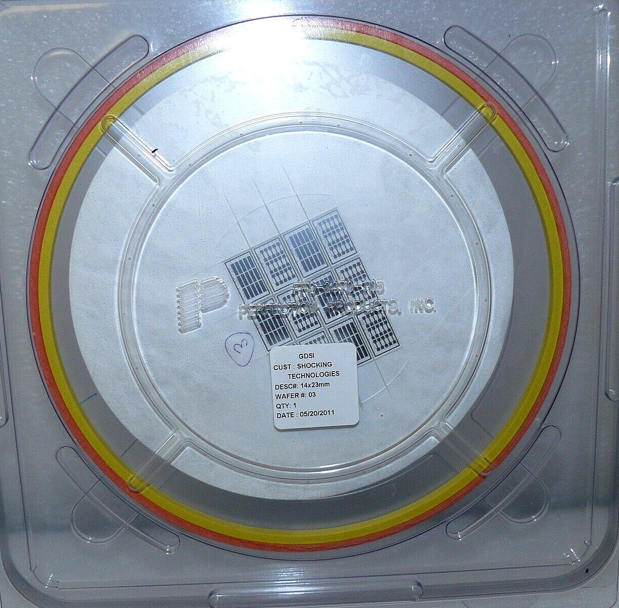 GDSI Semiconductor Diced Silicon Wafer 14x23mm New