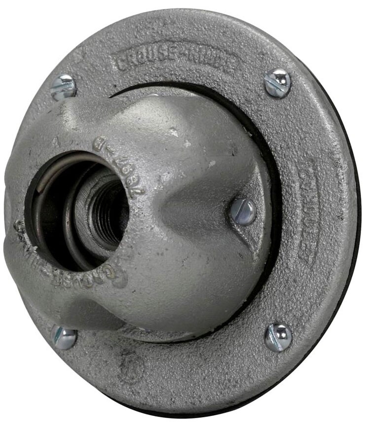 Crouse-Hinds ARB1221, 1/2″ Stem, Iron, Cushion, Luminaire Hanger Cover, 1pc