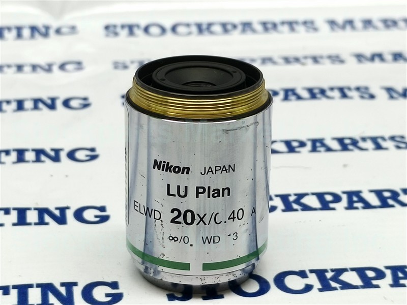 Nikon LU Plan ELWD 20X/0.40 A Microscope Objective Lens 30 Days Warranty