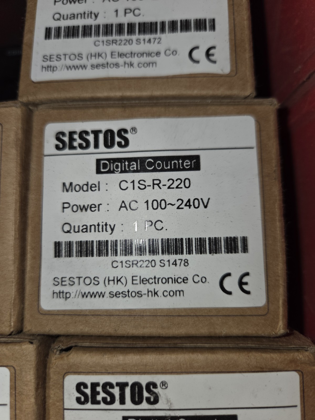 1PC NEW FOR SESTOS Digital electronic counter C1S-R-220 AC 100~240V 50/60Hz