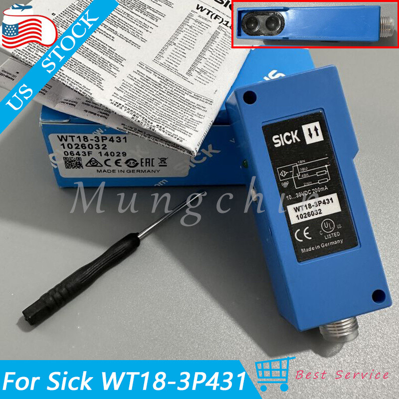 New Photoelectric Sensor For SICK WT18-3P431 1026032 10-30VDC 4-Pin PNP