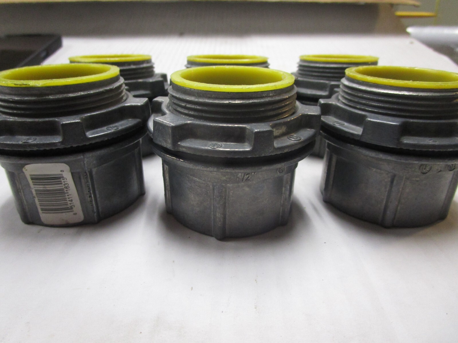Conduit Hub, Indoor/Outdoor, Watertight, Zinc, 1 1/2”