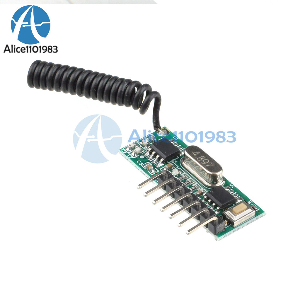 315/433MHz RF Module Receiver Remote Control 4 Channel Learning Decoder Board