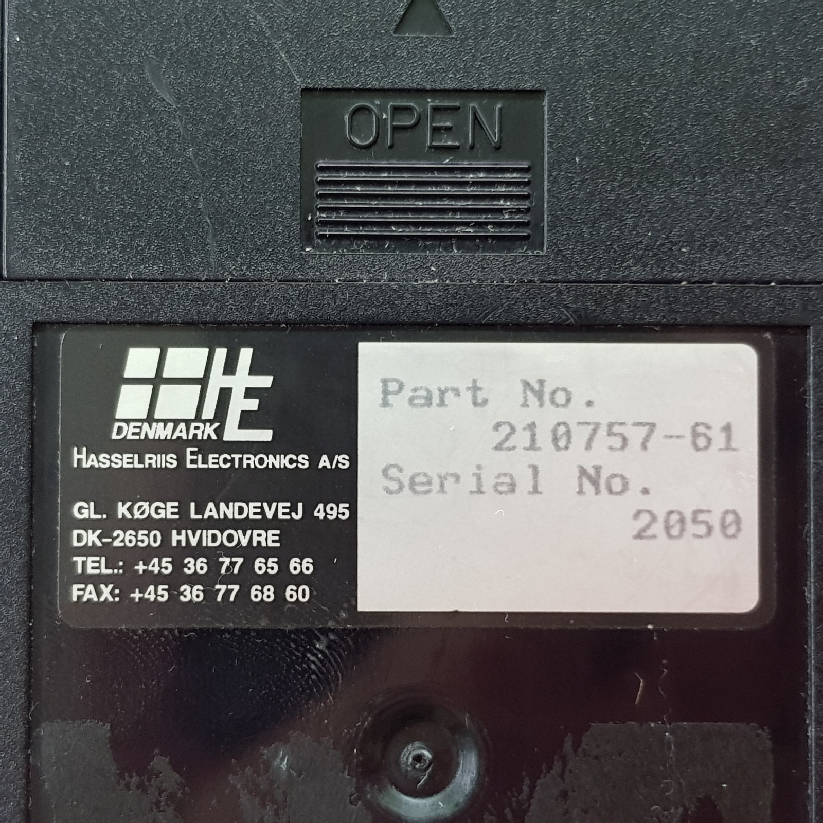 HE Hasselriis Electronics Denmark Dial Pulse & DTMF Tester 210 HE210