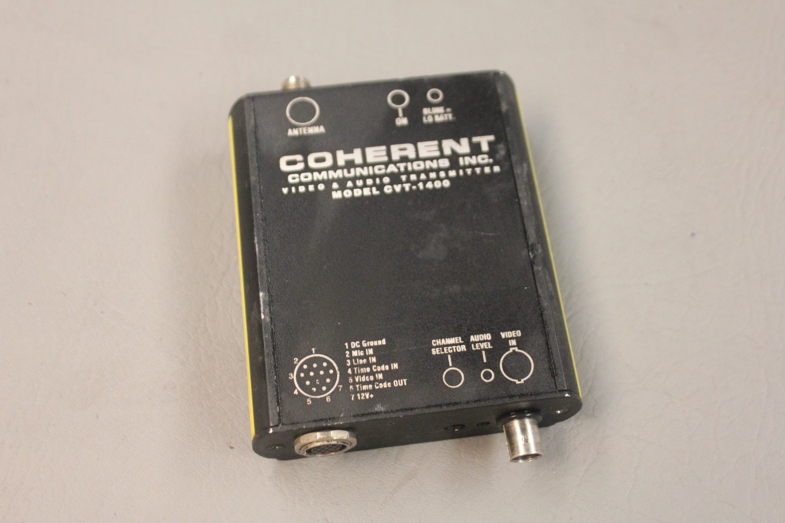 COHERENT COMMUNICATIONS CVT-1400 VIDEO AUDIO TRANSMITTER