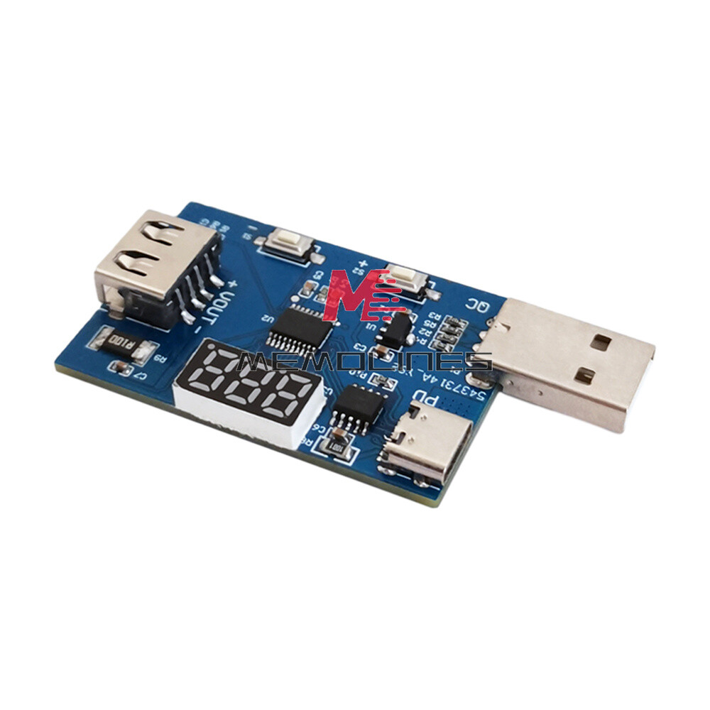 DC3.6~20V Adjustable Voltage Charging Head Aging Test Module QC2.0 QC3.0 PD3.0