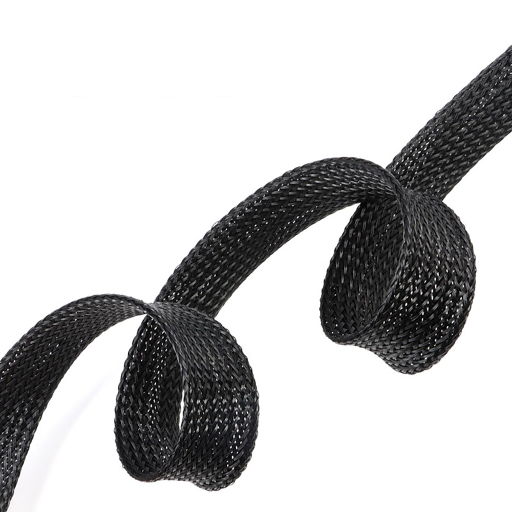 3-25mm Wide TIGHT Braided PET Expandable Sleeving Wrap Wire Cable Sheath Tubing