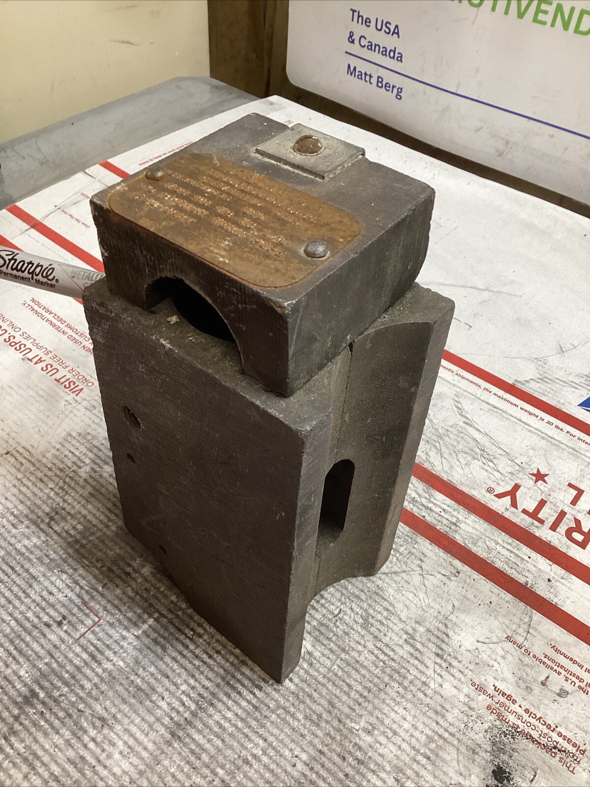 ERICO CADWELD STD VSC-2C-V2 MOLD VS 1/0 RUN & TAP 2″ PIPE #90 CART ED4U 3295