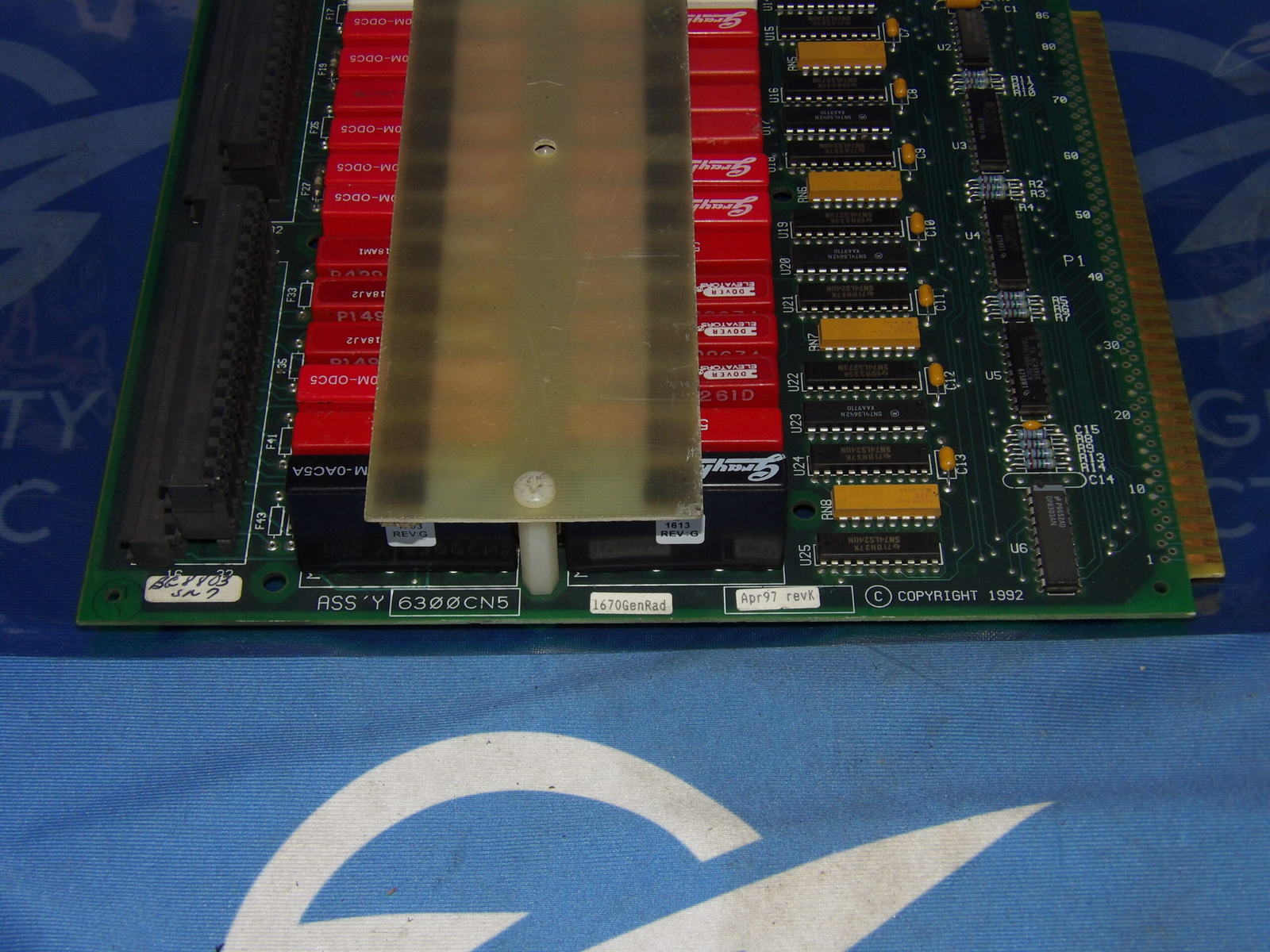 Dover Elevator ThyssenKrupp 6300CN5 Rev. K PMI Circuit Board w/ 48 Modules + …