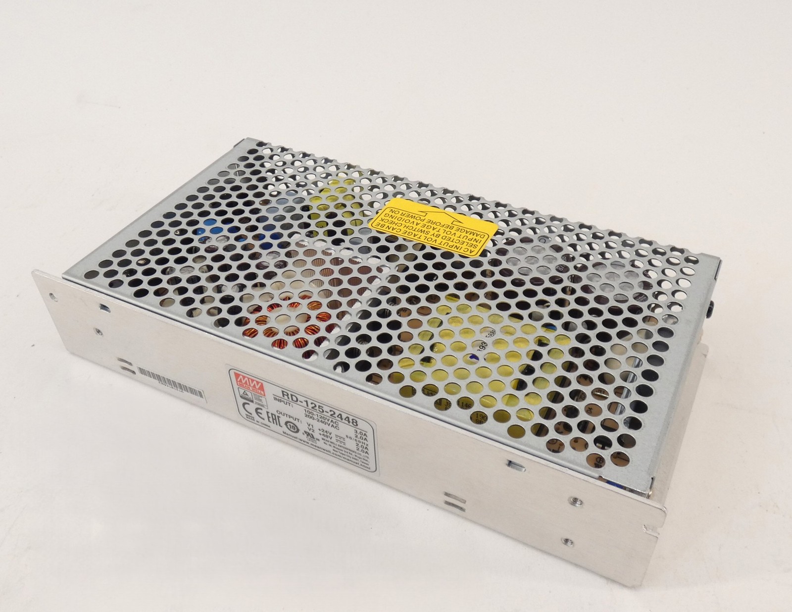 Mean Well RD-125-2448 Switching Power Supply 100-240VAC 3.0-2.0A – NEW Surplus!