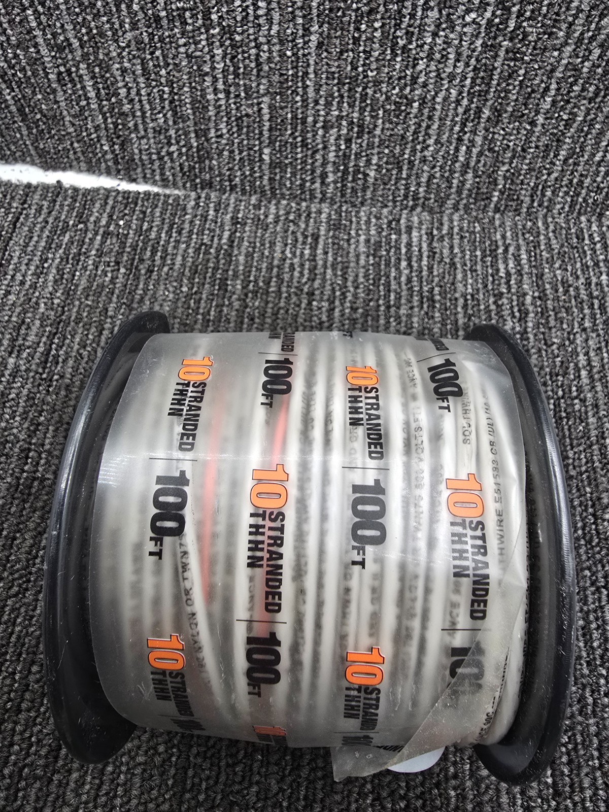 SouthWire 22974084: THHN 10 AWG 100ft White Stranded CU Building Wire