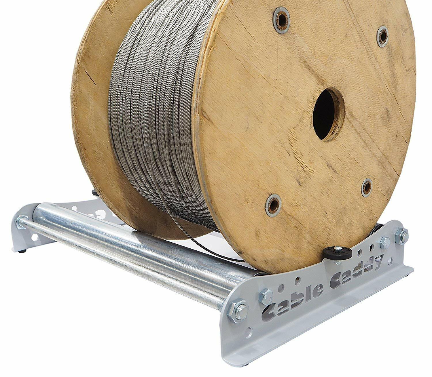 Cable Caddy 510 Easy unspooling/Dispensing of Cable spools, Coils, Reels