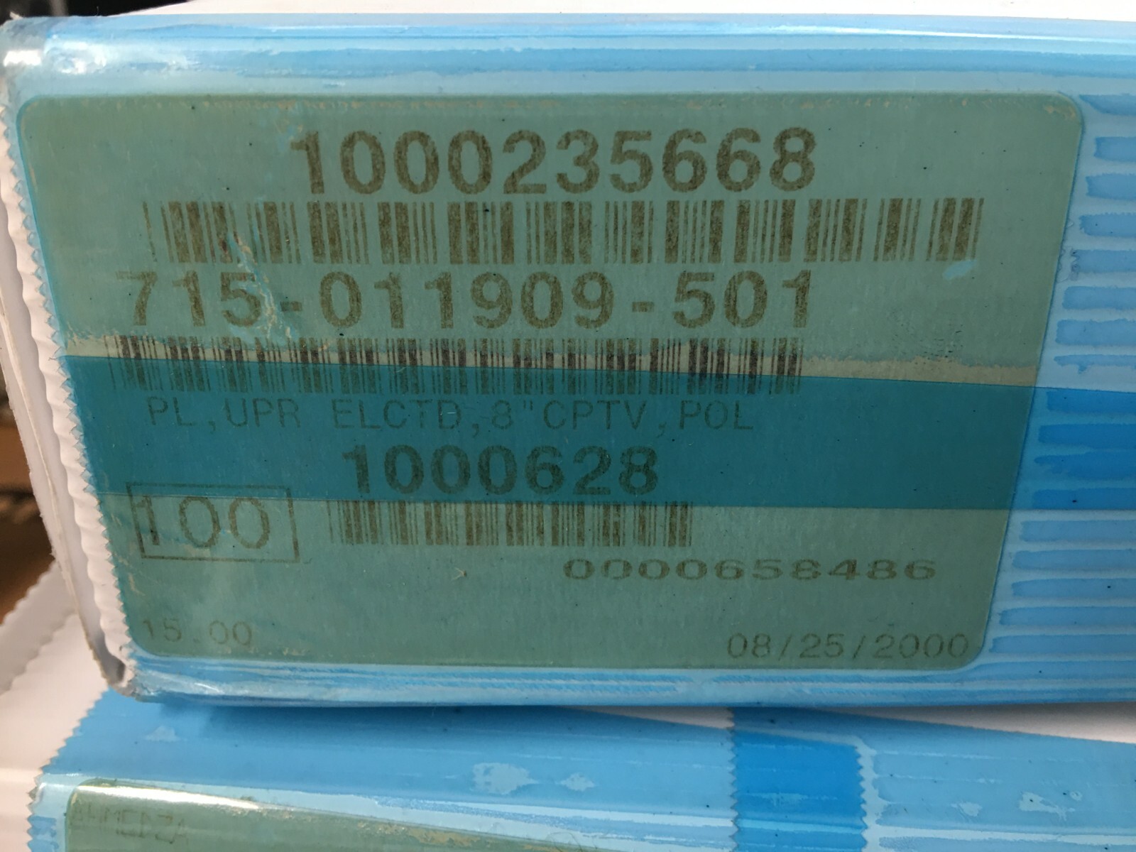 LAM 715-011909-501 PLATE, UPPER ELCTDRODE 8″ POLISHED CAPTIVE, 114414