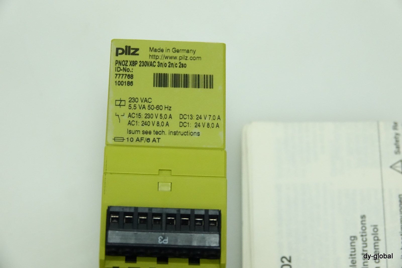 PILZ NIB X8P 230VAC 3n/o 2n/c 2so Switching unit 102093668 ELEC-I-474=7C33