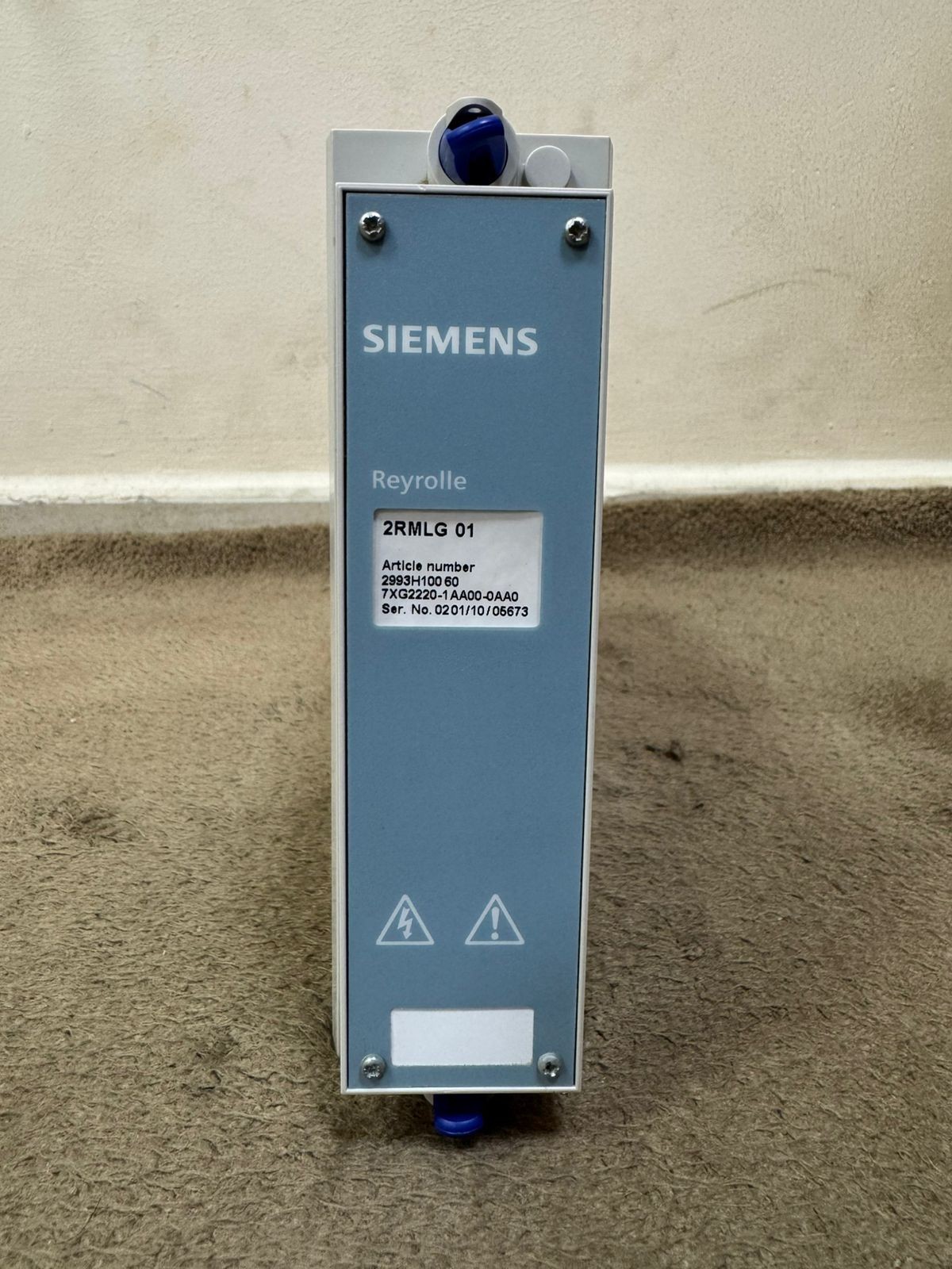Siemens / Ancillary Equipment 2RMLG 01 / 2993H100 60 / 7XG2220-1AA00-0AA0