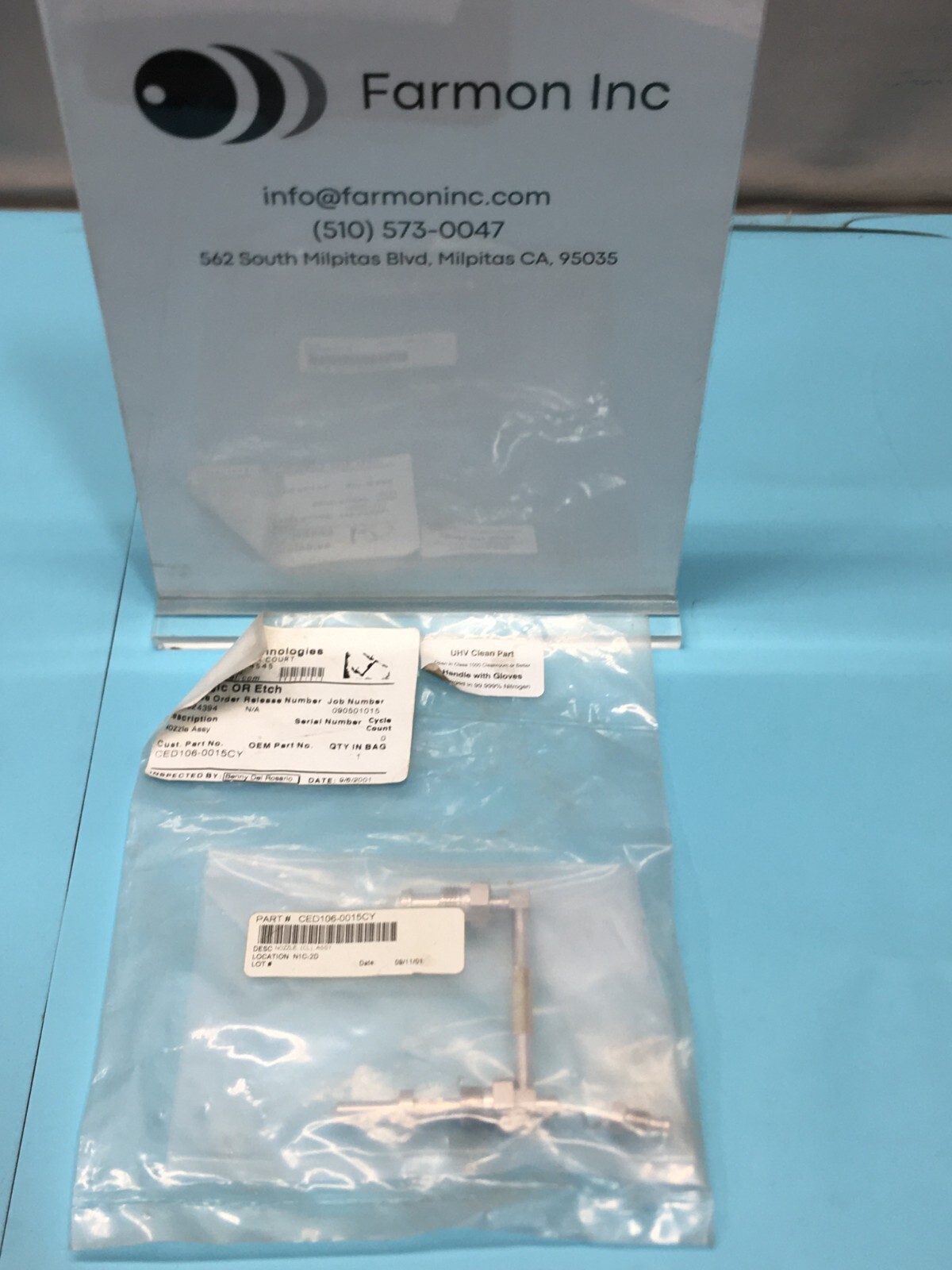 PENTAGON TECHNOLOGIES CED106-0015CY NOZZLE ASSY, 191010