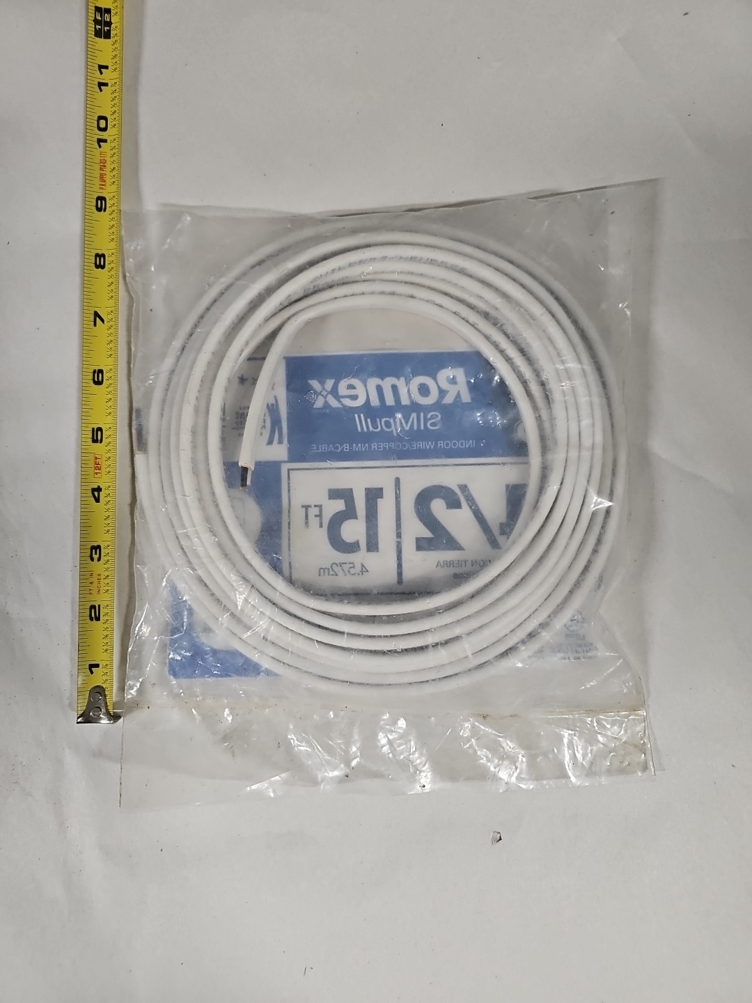 NEW Southwire Romex SimPull 15 ft. 14/2 Indoor Wire/Copper NM-B Cable