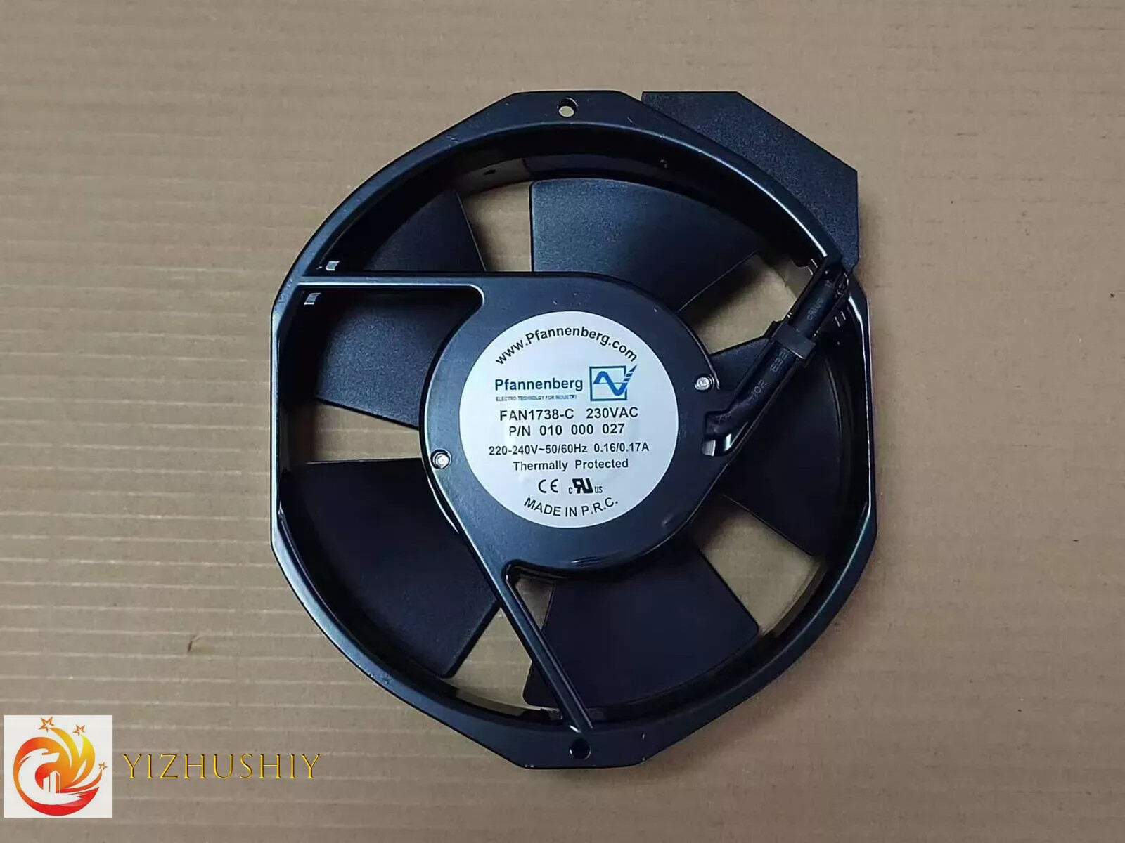 1PC Pfannenberg FAN1738-C 230VAC 0.16/0.17A 172*150*38MM cooling fan