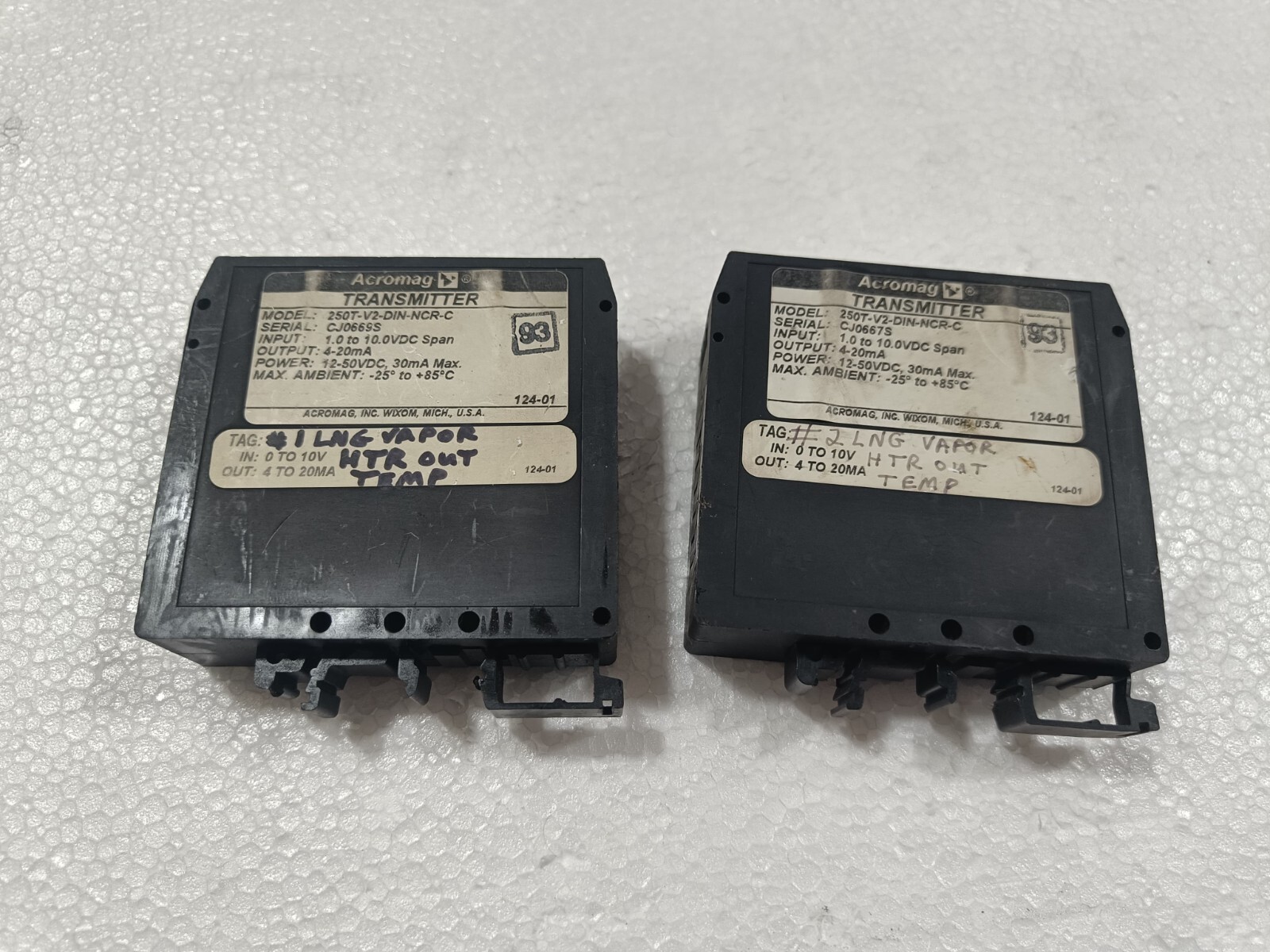ACROMAG 250T-V2-DIN-NCR 250TV2DINNCR 250T-V2-DIN-NCR-C TRANSMITTER