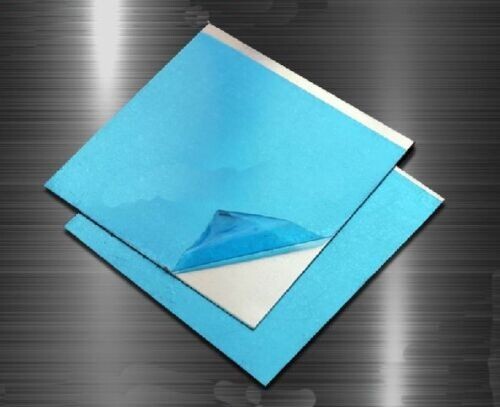 10pcs 7075 Aluminum Al Alloy Shiny Polished Plate Sheet 1mm * 100mm * 100mm # YG