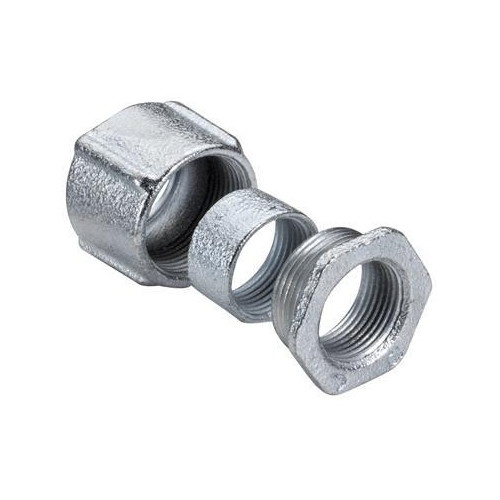 Topaz Lighting 856, 1″, Malleable Iron, 3-Piece, Rigid Conduit Coupling, 1pc