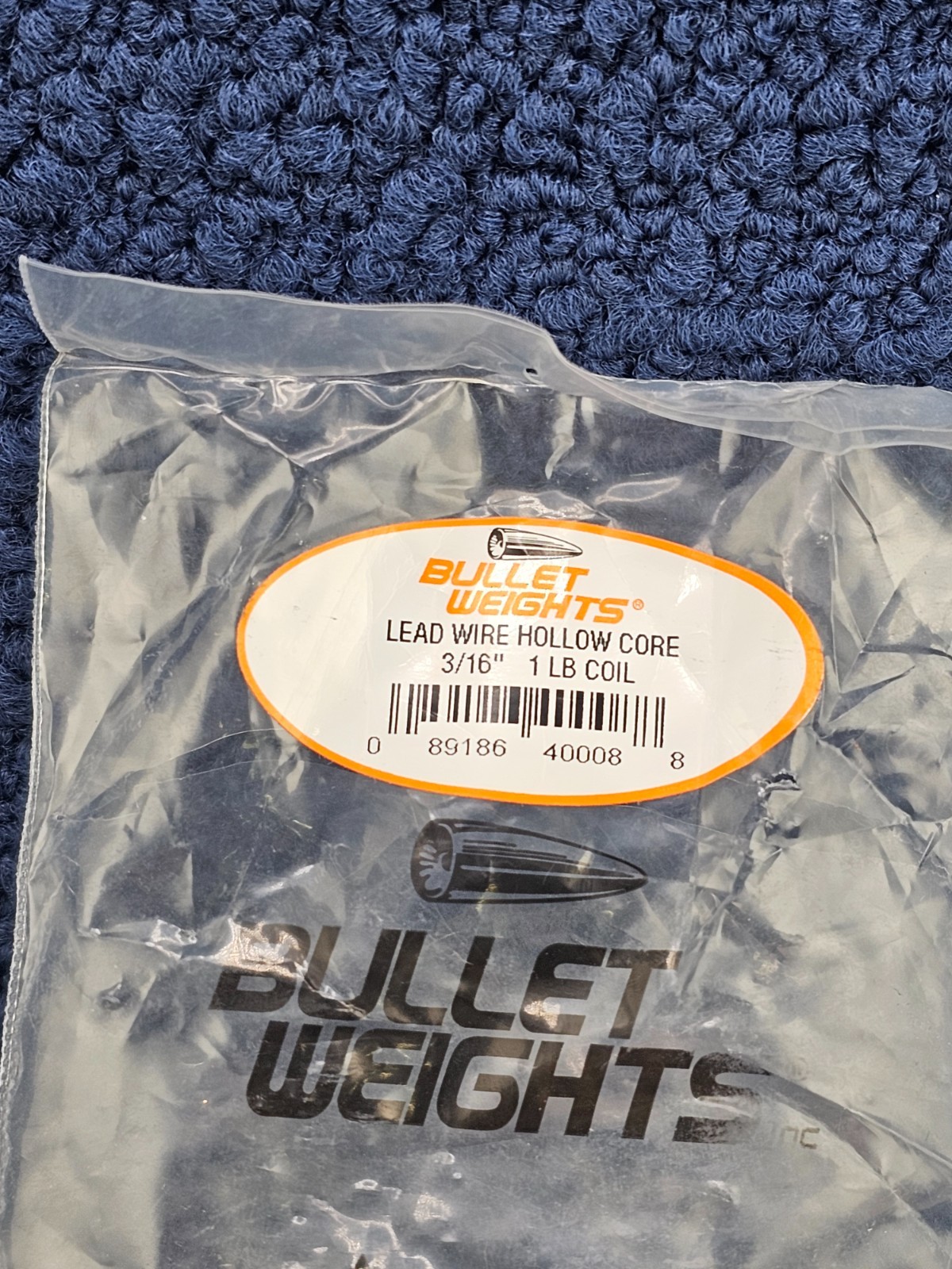 Bullet Weights 3/16″ Dia. Lead Wire Hollow Core, 1 LB Coil/Roll