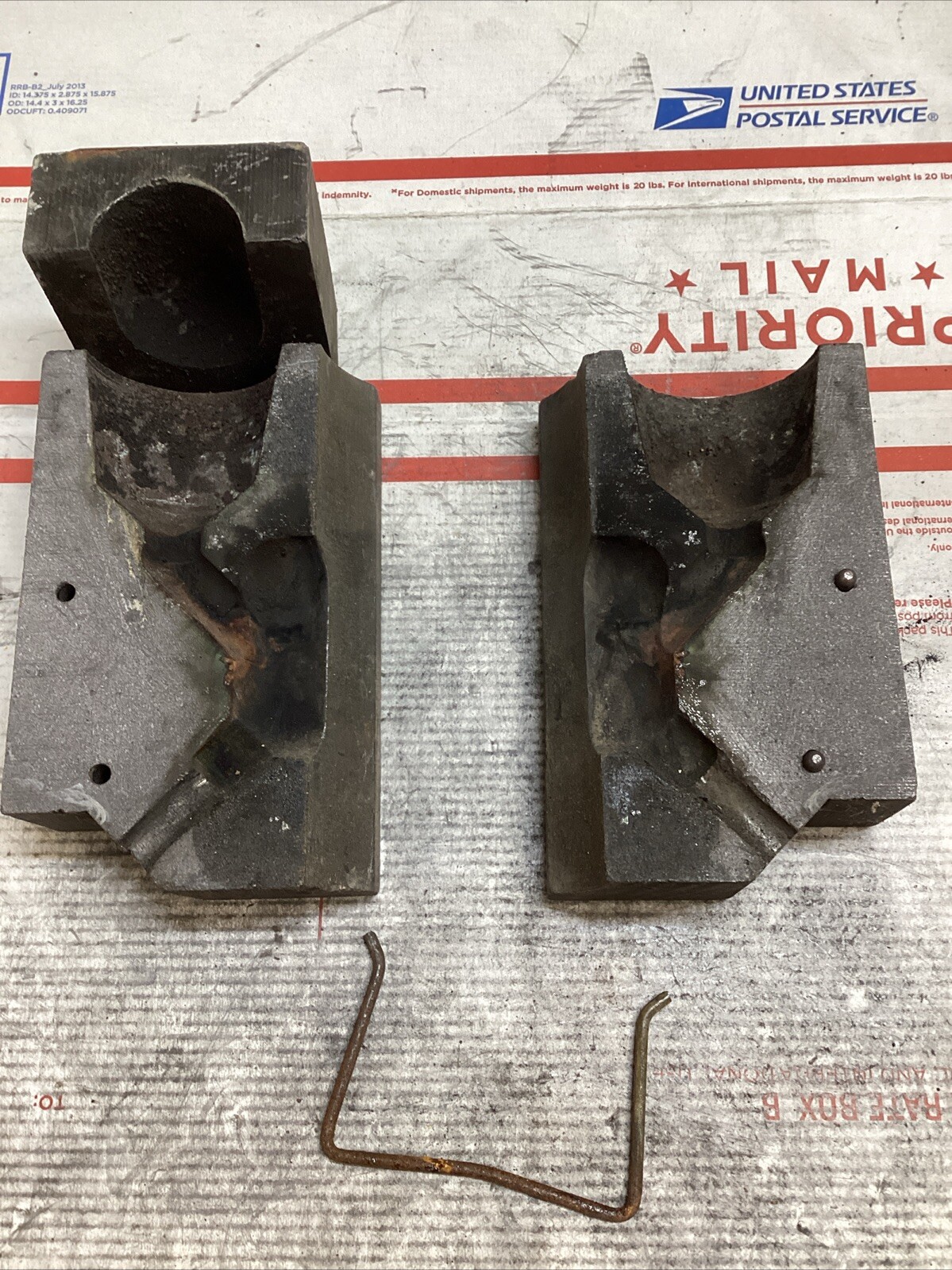 ERICO CADWELD STD VSC-2C-V2 MOLD VS 1/0 RUN & TAP 2″ PIPE #90 CART ED4U 3295