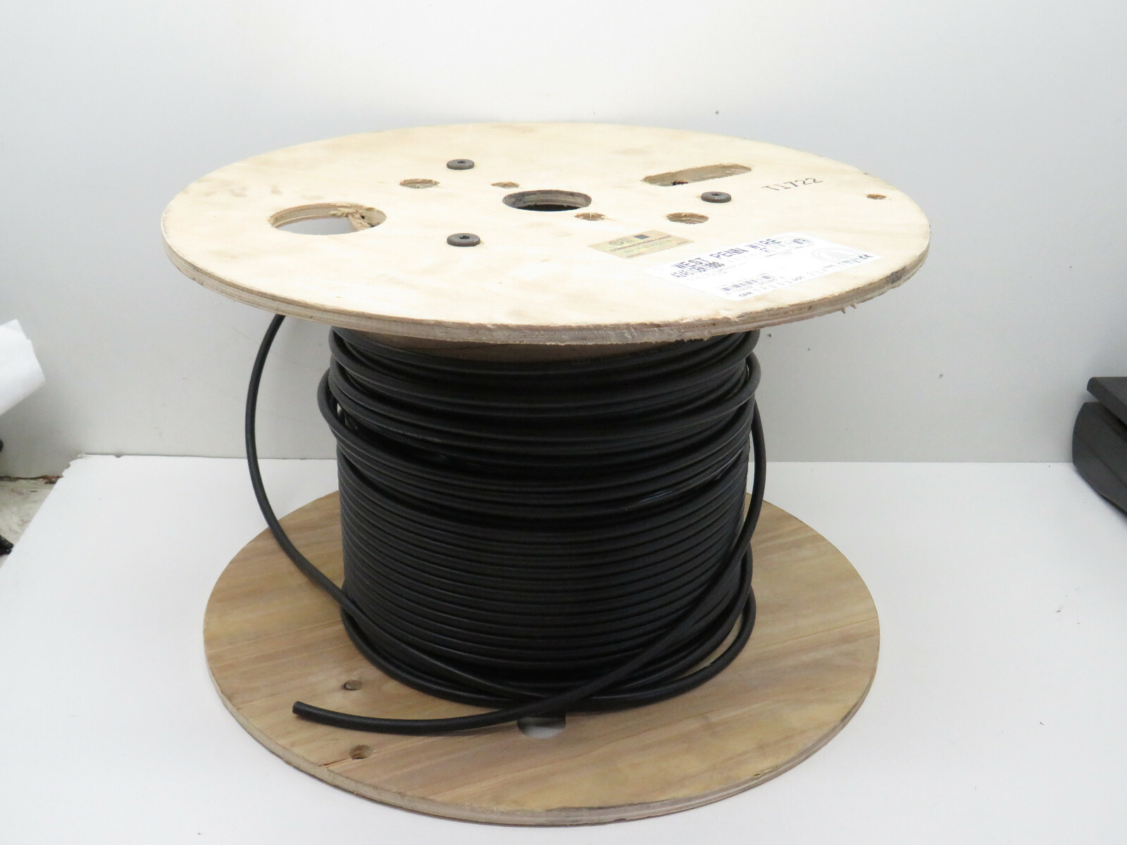 (110ft) West Penn 4245 IOBK 4Pair 24AWG UTP Category 5E CMR Indoor/Outdoor CAT5e