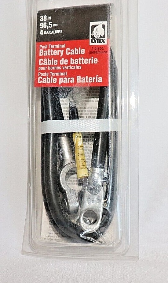 NEW in original packaging: Lynx Post Terminal Battery Cable, 4 GA, *Choose Size*