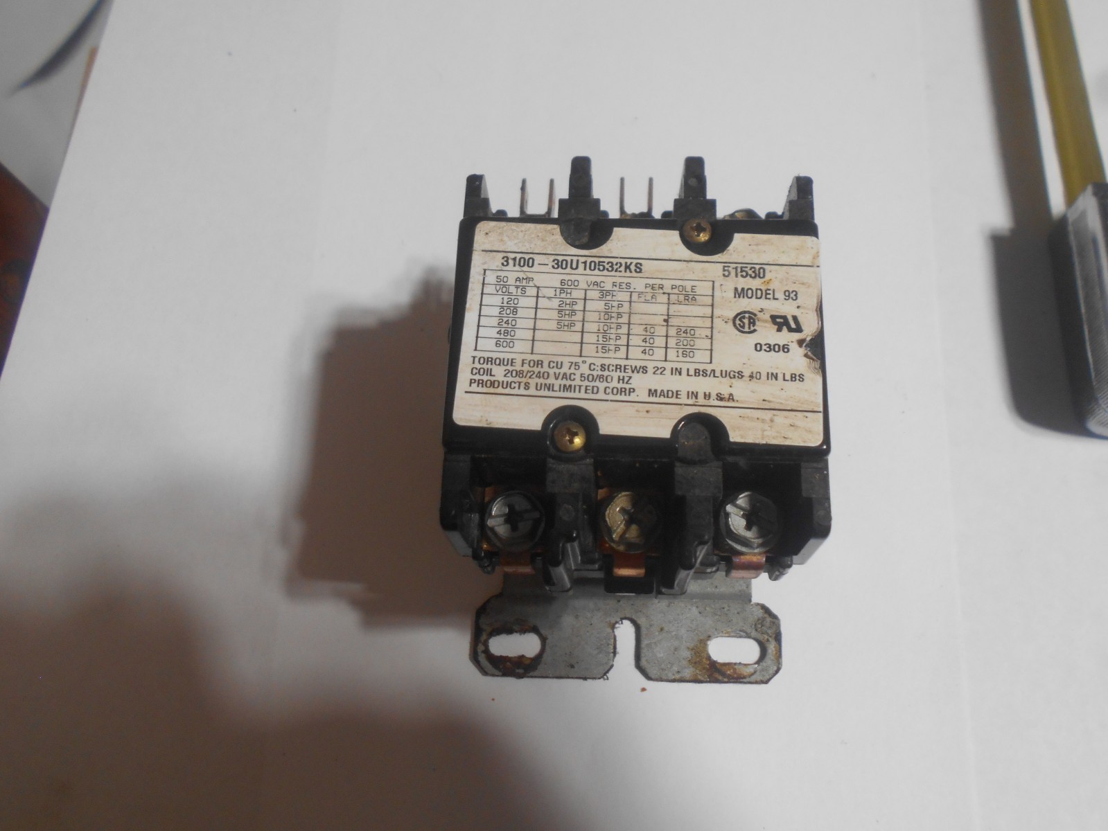 220V 50A AC Contactor 3100-30U10532KS Pressure Fryer