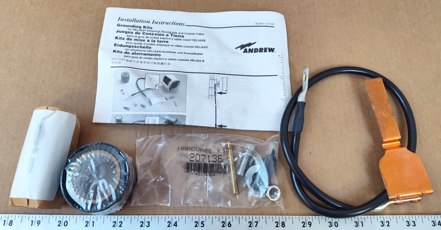 ANDREW TYPE 204989-2 STANDARD GROUNDING KIT 5/8″ & 7/8″