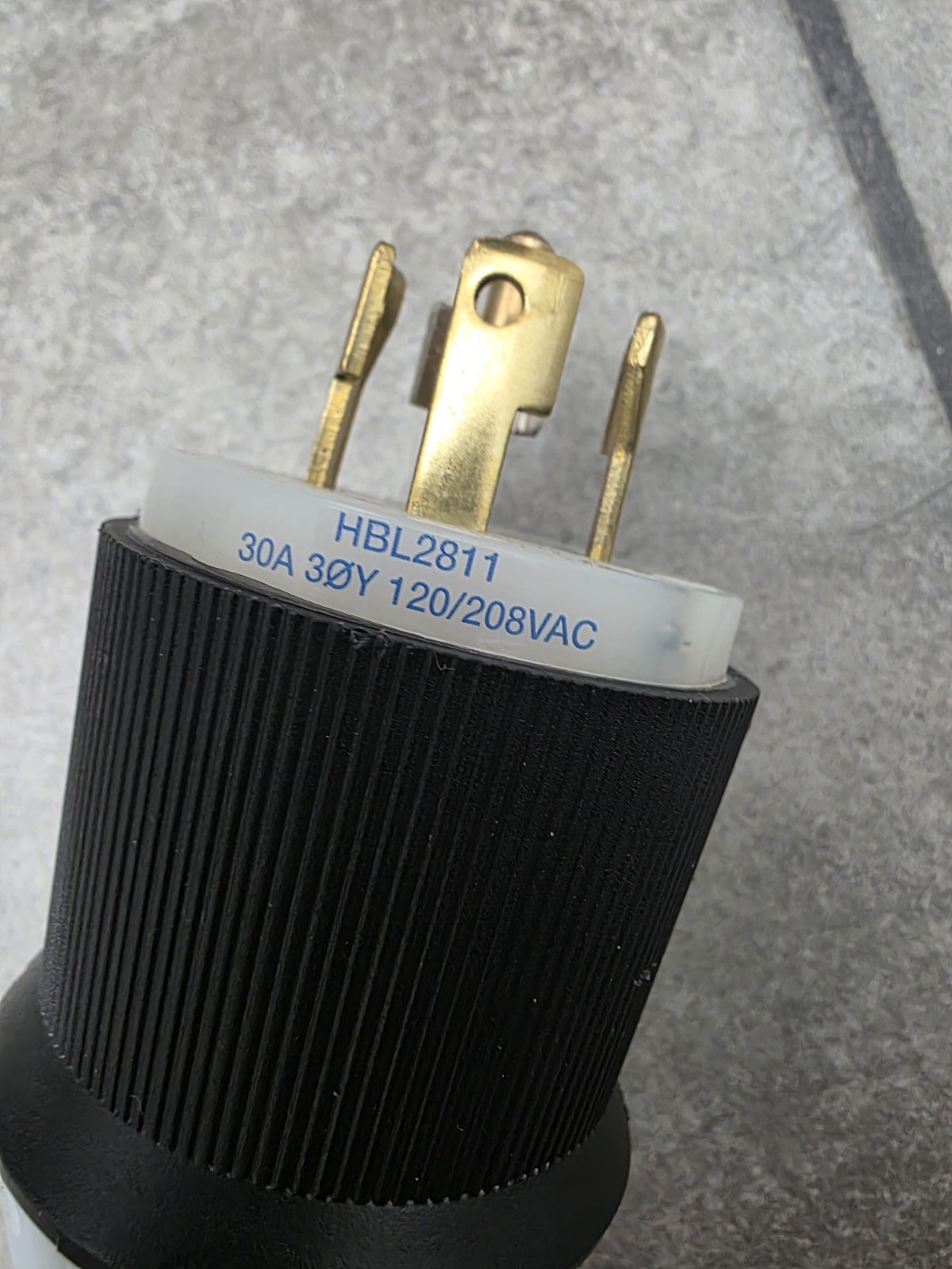 L21-30 to 3x Edison Female 15A 125v Splitter Power Cable 12/3 300V