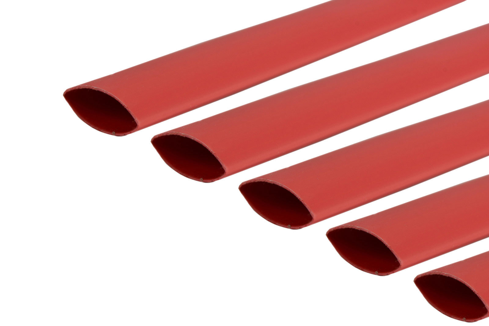 5 Lot TEMCo 1/2″ Marine Heat Shrink Tube 3:1 Adhesive Glue Lined 12″ long RED