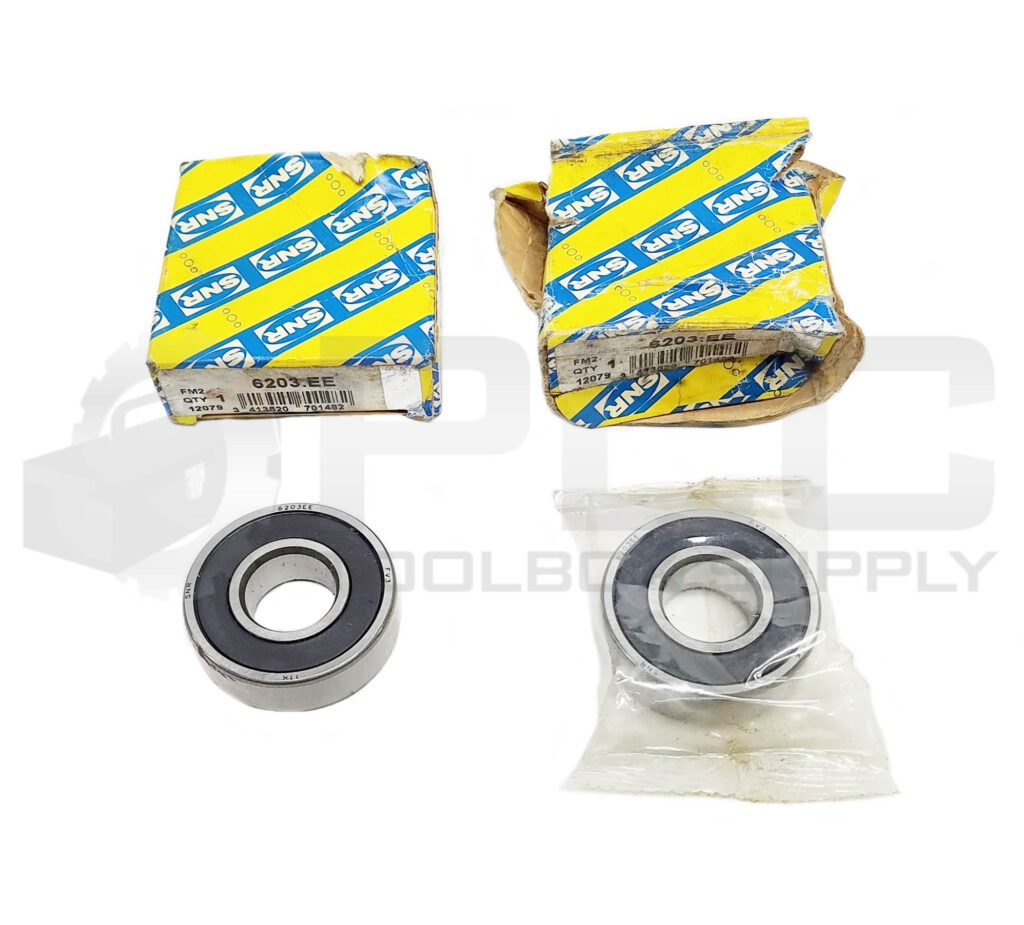 LOT OF 2 NEW SNR 6203.EE BEARING 17 x 40 x 12mm, 6203EE