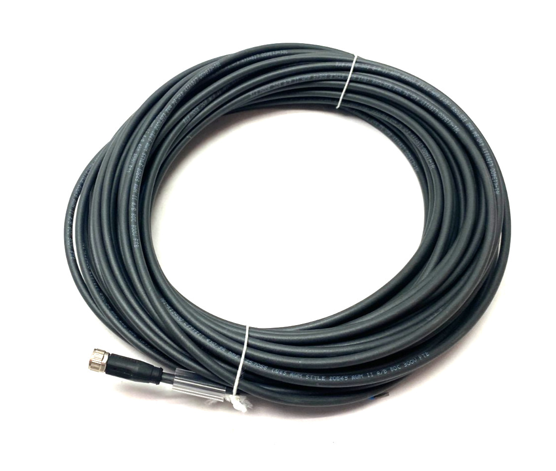 Beckhoff ZK2020-3200-0200 Single Ended Power Cable M8 4-Pin to Leads, 20m Length