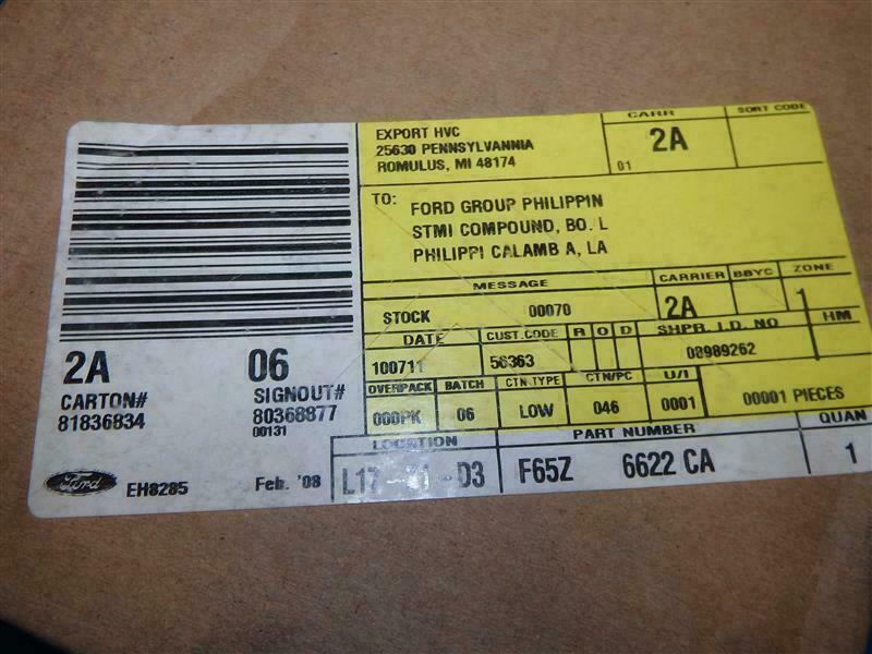 Ford F65Z-6622-CA F65Z6622CA Screen & Cover