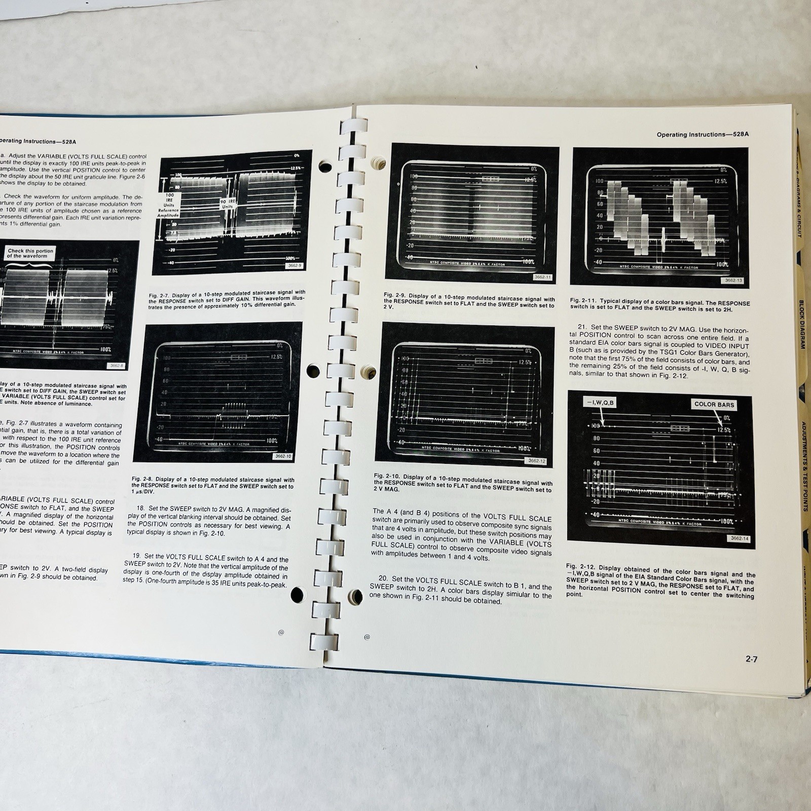 Original Tektronix 528A Instruction Manual