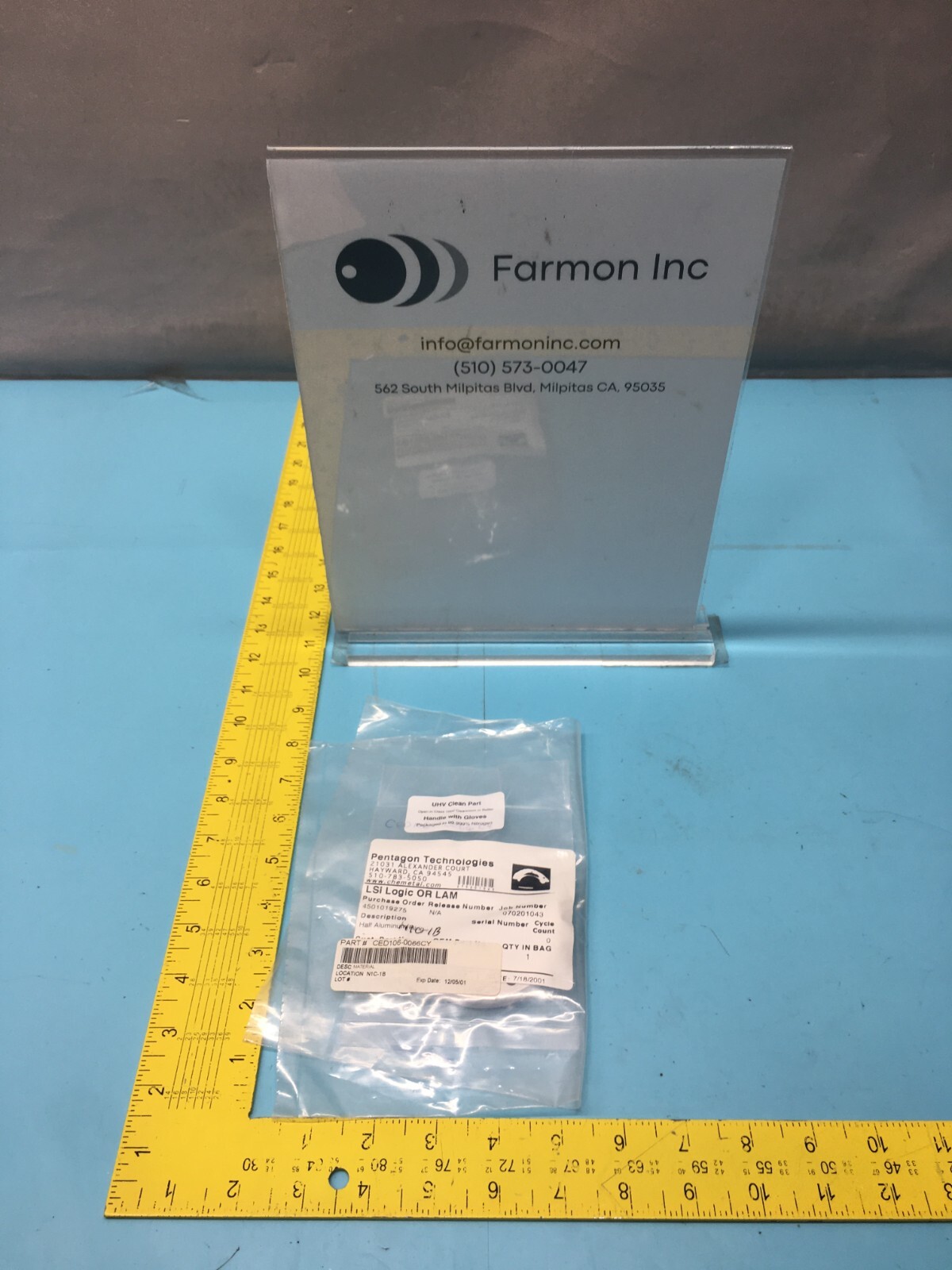 PENTAGON CED106-0066CY HALF ALUMINUM RING, 154126