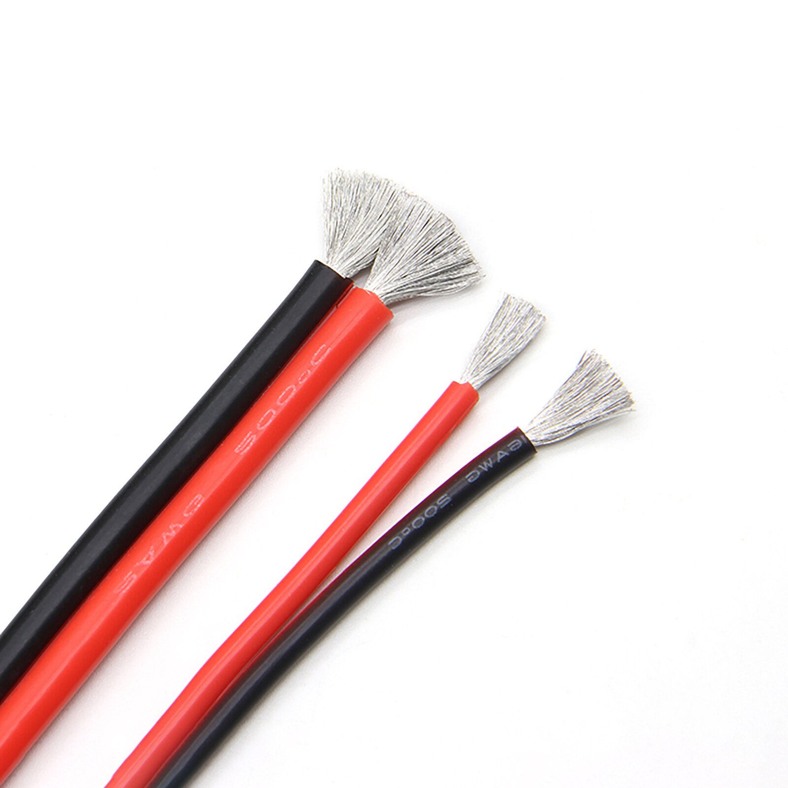 Twin Core PVC-Insulated Flexible Cables, 16-30 AWG Tinned Copper Wires