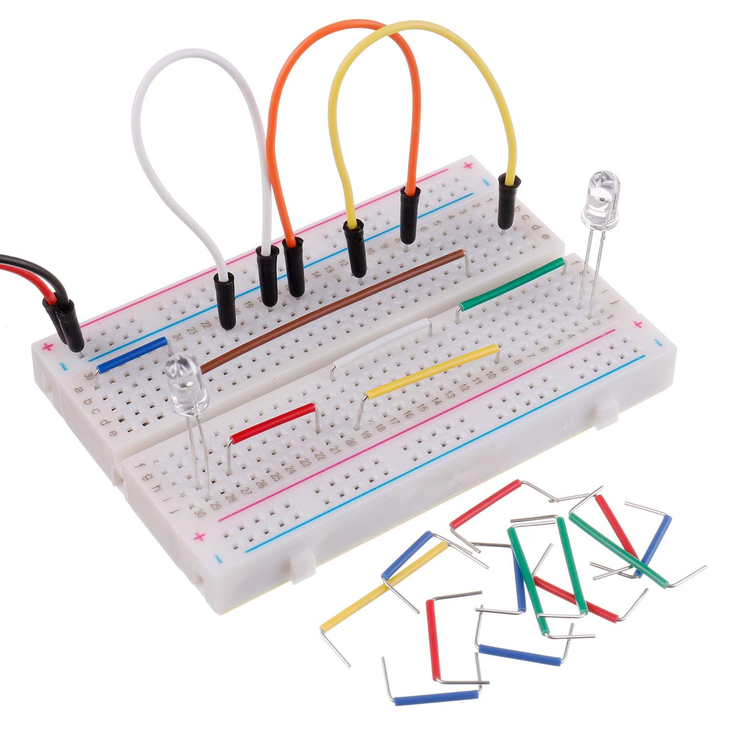 14 Vaules 560 Pcs 2-125Mm Solderless Flexible Breadboard Connecting Line Cables