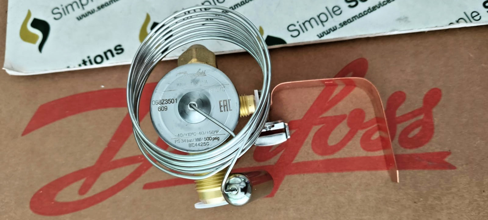 1PC- Danfoss 068Z3501 Thermostatic expansion valve, TEZ 2, R407C-Brand New
