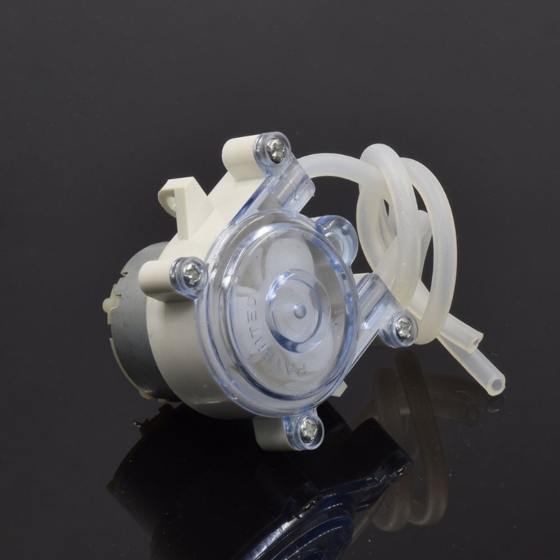 Miniature Plastic Peristaltic Pump 6V-12V High Performances Extrusion Pump